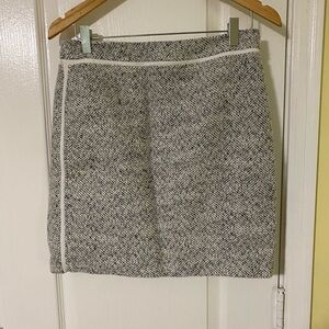 Gray Tweed Skirt
